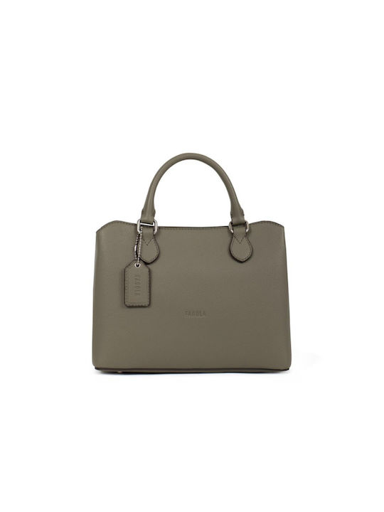 Fagola Women's Bag Tote Hand Khaki