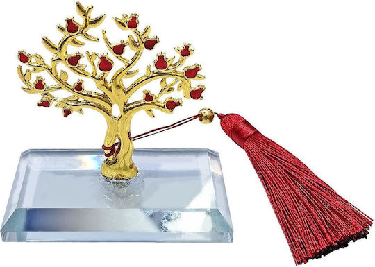 XMASfest Επιτραπέζιο Γούρι Ροζ 5x8cm