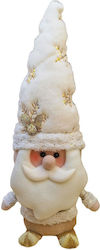 XMASfest Christmas Fabric Figure Dwarf White