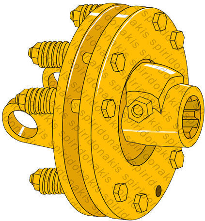 Axle Clutch 086307 No7 35x94 Lf3 R.180 1-3/8 Z6 Binacchi