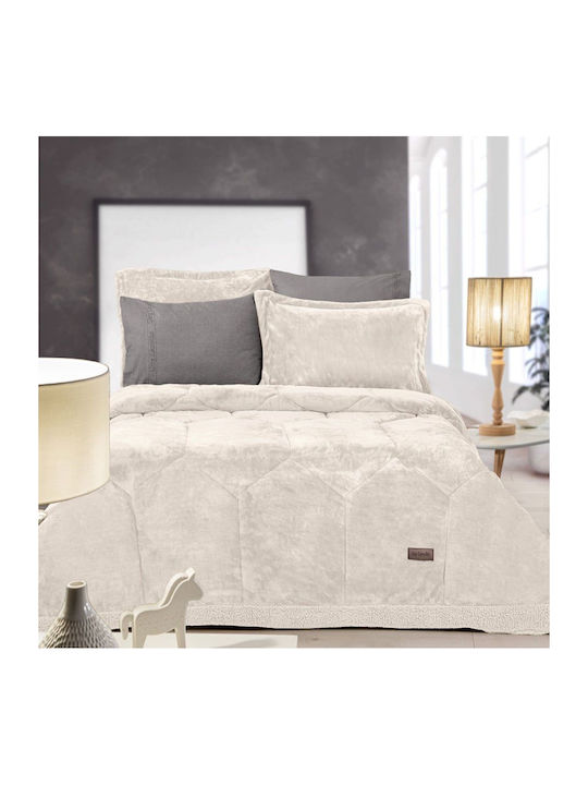 Guy Laroche Duvet Single 160x240cm Prisma Ivory 780Gsm