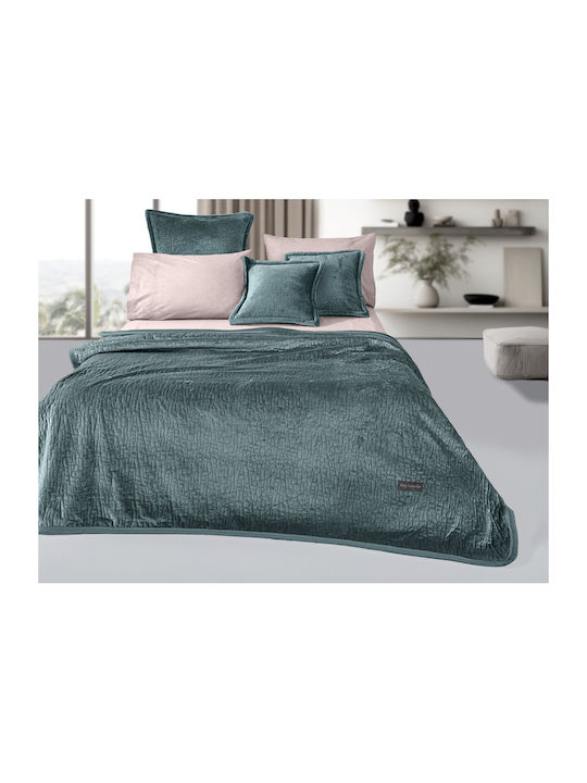 Guy Laroche Bolzano Sherpa Double Blanket Set 2...