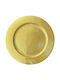 XMASfest Christmas Platter Plastic Gold D31cm.