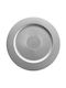 XMASfest Christmas Platter Plastic Silver D31cm.