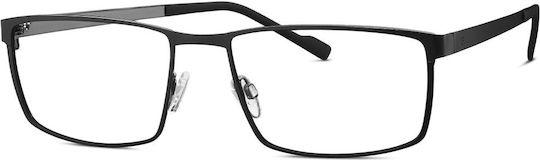 Titanflex Männer Metall Brillengestelle Schwarz 820944 10