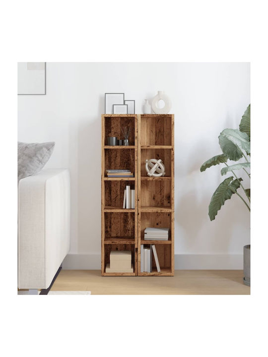 Bücherregale Braun 2Stücke 21x16x93,5cm