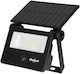 Rebel Waterproof Solar LED Floodlight 6W Cold White 6500K with Motion Sensor and Photocell IP54