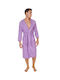 Comfort Halat de baie cu Glugă Violet