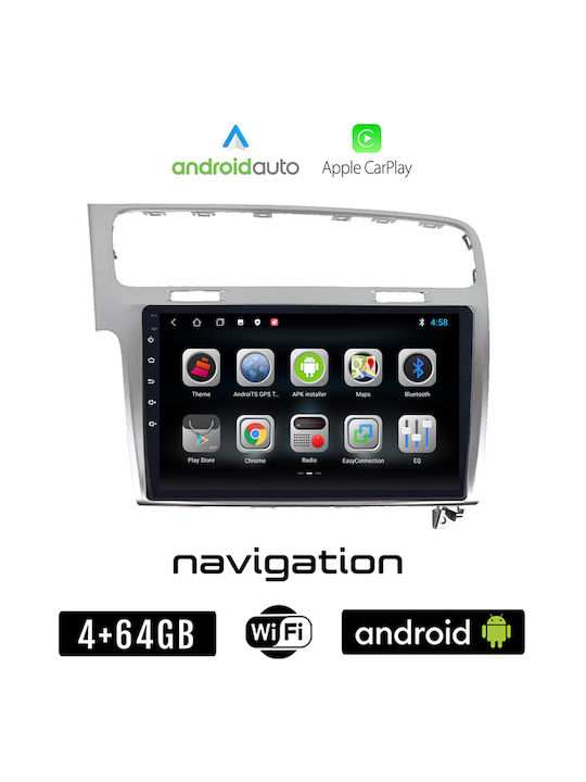 Booma Car Audio System for Volkswagen Golf 2013 2020 (Bluetooth/USB/WiFi/GPS/Apple-Carplay/Android-Auto) with Touch Screen 10"