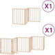 vidaXL Divider Dog in White Color 450 x 60cm