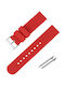 Gummi-Armband Rot 20mm