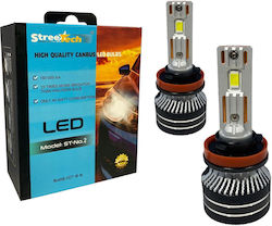 Streetech Λάμπες H11 / H8 / H9 LED Ψυχρό Λευκό 2τμχ Streetech Λάμπες H11 / H8 / H9 LED Ψυχρό Λευκό 2τμχ