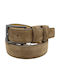 Men's Belt Leather Tabac Brown