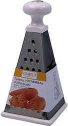 Sidirela Inox Cheese Grater White 11x11x23cm