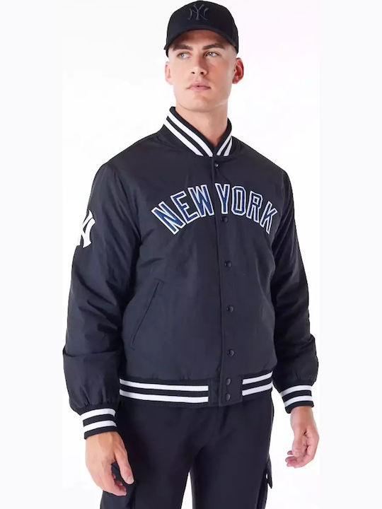 Yankees Mlb Wordmark Jacke Bomber Black