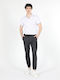 Hose in Schlanker Passform Navy Blue