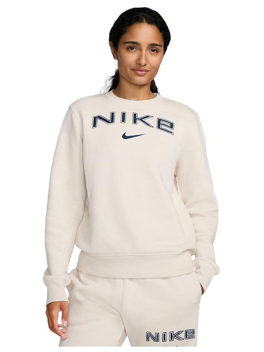 Nike Women's Sweatshirt Beige HM9754-104