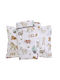 Das Home Baby Sheets Set Crib Cotton Coffee, Grey, White White 130x170cm 3pcs