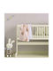 Das Home Fun 4913 Set Baby Bettlaken Für Wiege Baumwolle Flieder, Rosa Rosa 70x120cm 2Stück