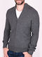 Herren Strickjacke Grey