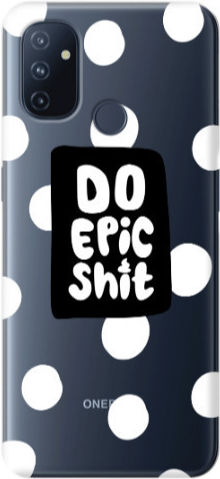 Oneplus Nord 100 Do Epic Shit Transparent Silicone Tpu Θήκη