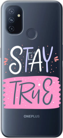 Oneplus Nord 100 Stay True прозрачен силиконов TPU калъф
