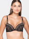 Luna Push Up Bra Black