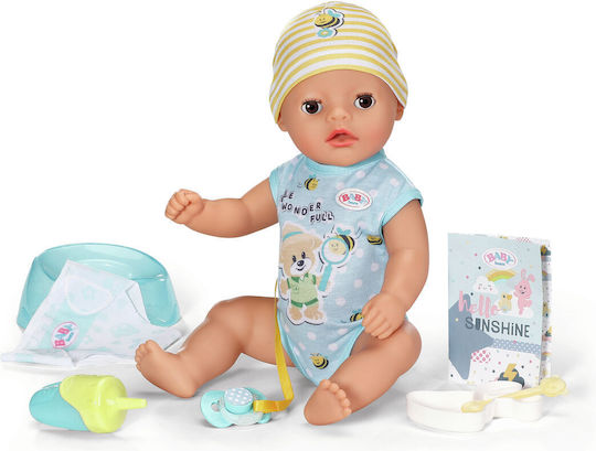 ZAPF Creation Baby Born Σετ με Μωρό Κούκλα Little Boy Lukas για 1+ Ετών 36 εκ.