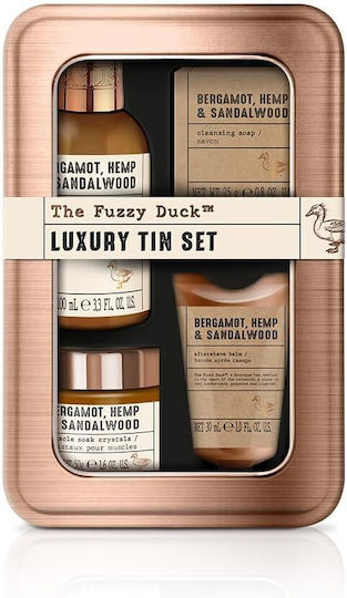 Baylis & Harding Fuzzy Duck Bergamot Hemp & Sandalwood Σετ Περιποίησης για Καθαρισμό Σώματος 4τμχ