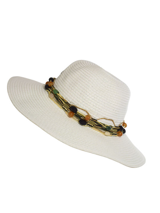 Wicker Women's Hat White