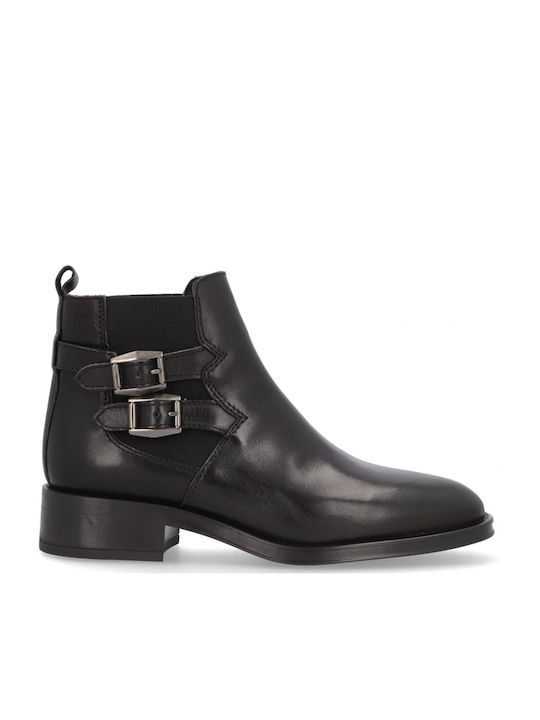 Alpe Leather Women's Ankle Boots Black