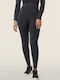 Ежедневна Женски Дълга легинси Push Up Washed Black