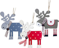 Rentier Holzartiges Weihnachtsbaumschmuck 8x11x12cm Rentier Holzartiges Weihnachtsbaumschmuck 8x11x12cm