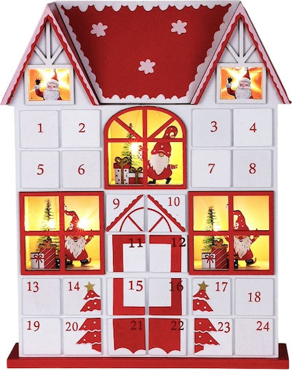 Christmas Calendar in Red color