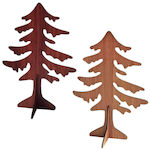 Christmas Decorative Wood Tree 20cm