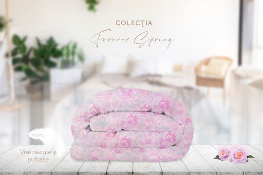 HappyNest Pilotă Dublu De Puf 200x220cm Lila