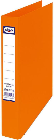 Skag Biblioraft 2/30 pentru Hârtie A4 cu 2 Rings Inele Portocaliu 1buc