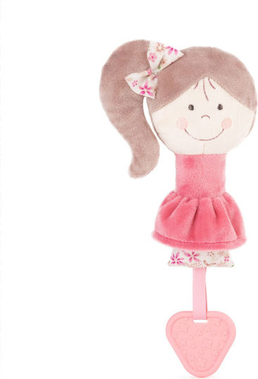 Amek Toys Дрънкалка Rosy за 0++ Месеца Chestnut-Pink 098061