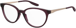 Under Armour Plastic Eyeglass Frame Burgundy UA 5028 6XQ
