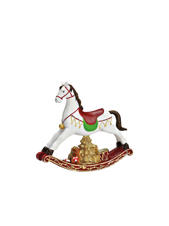 Christmas Plastic Figure Horse Height 20cm