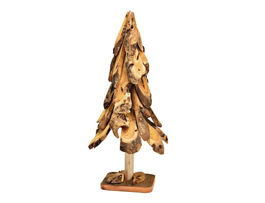 Christmas Decorative Wood Tree 60cm Beige