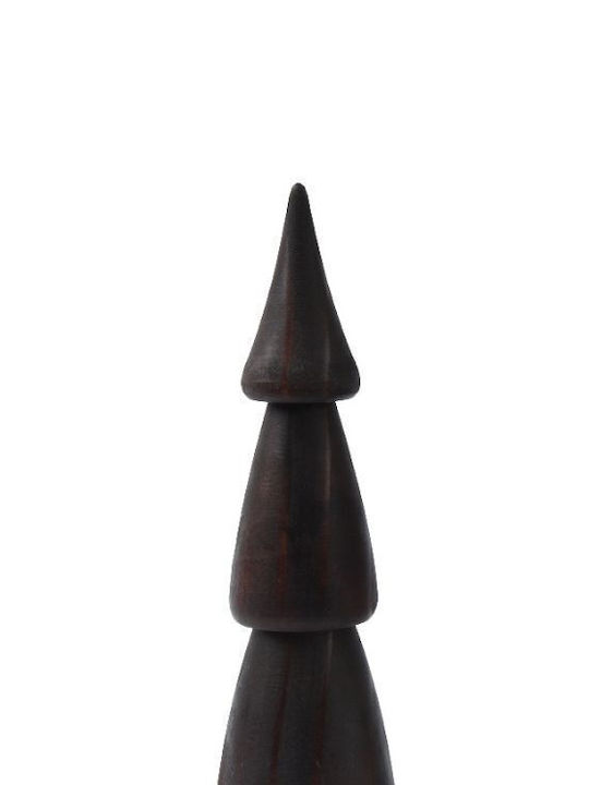 Weihnachtsdekoration Baum 15cm Braun Tisch