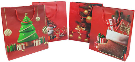 Christmas Gift Bag 40x31 cm 12 Pieces (Various Designs)