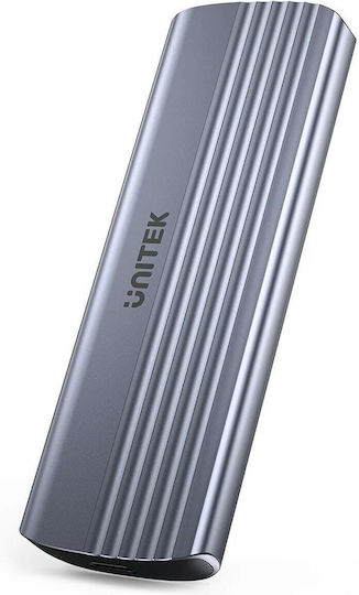 Unitek Твърд диск кутия M.2 PCI Express NVMe с връзка Type-C в Сив цвят