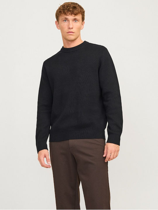 Jack & Jones Πουλόβερ Μακρυμάνικο Black