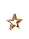Wood Christmas Decorative Star 46x10x49cm Beige