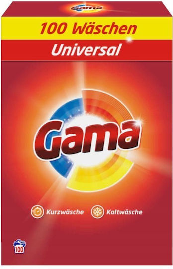 Gama Απορρυπαντικό σε Σκόνη για Χρωματιστά Ρούχα 6.5kg (100 Μεζούρες)