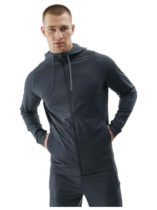 4F Functional Sweatshirt mit Kapuze Gray