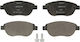 Delphi Brake Pad Front for Citroen Berlingo / C3 / C4 / Xsara Fiat Doblo Peugeot 1007