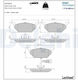 Delphi Σετ Τακάκια Εμπρός για Audi A1 / A2 / A3 Bentley Continental Seat Altea / Cordoba / Ibiza / Leon / Toledo